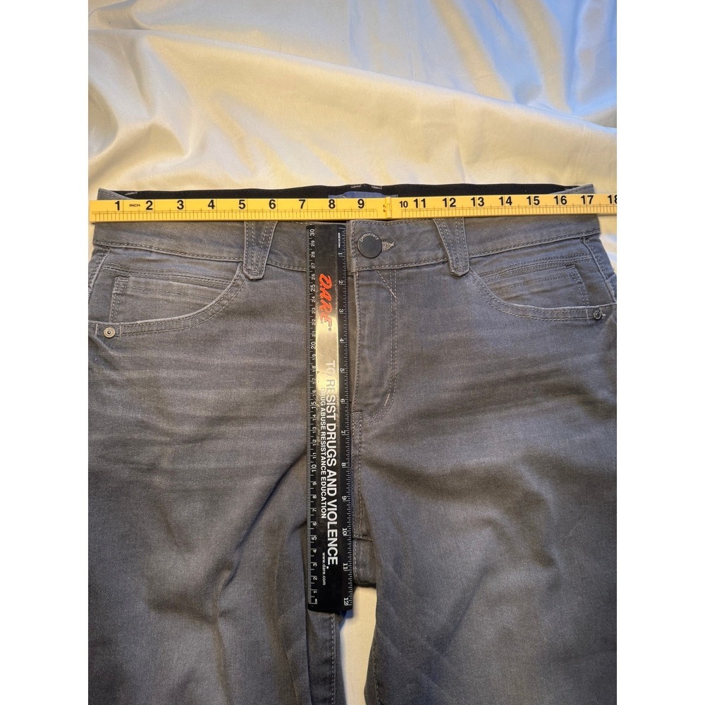 Democracy Ab solution Skinny Jeans Womens 14‎ Grey Faded Stretch Denim Pants - Picture 4 of 5